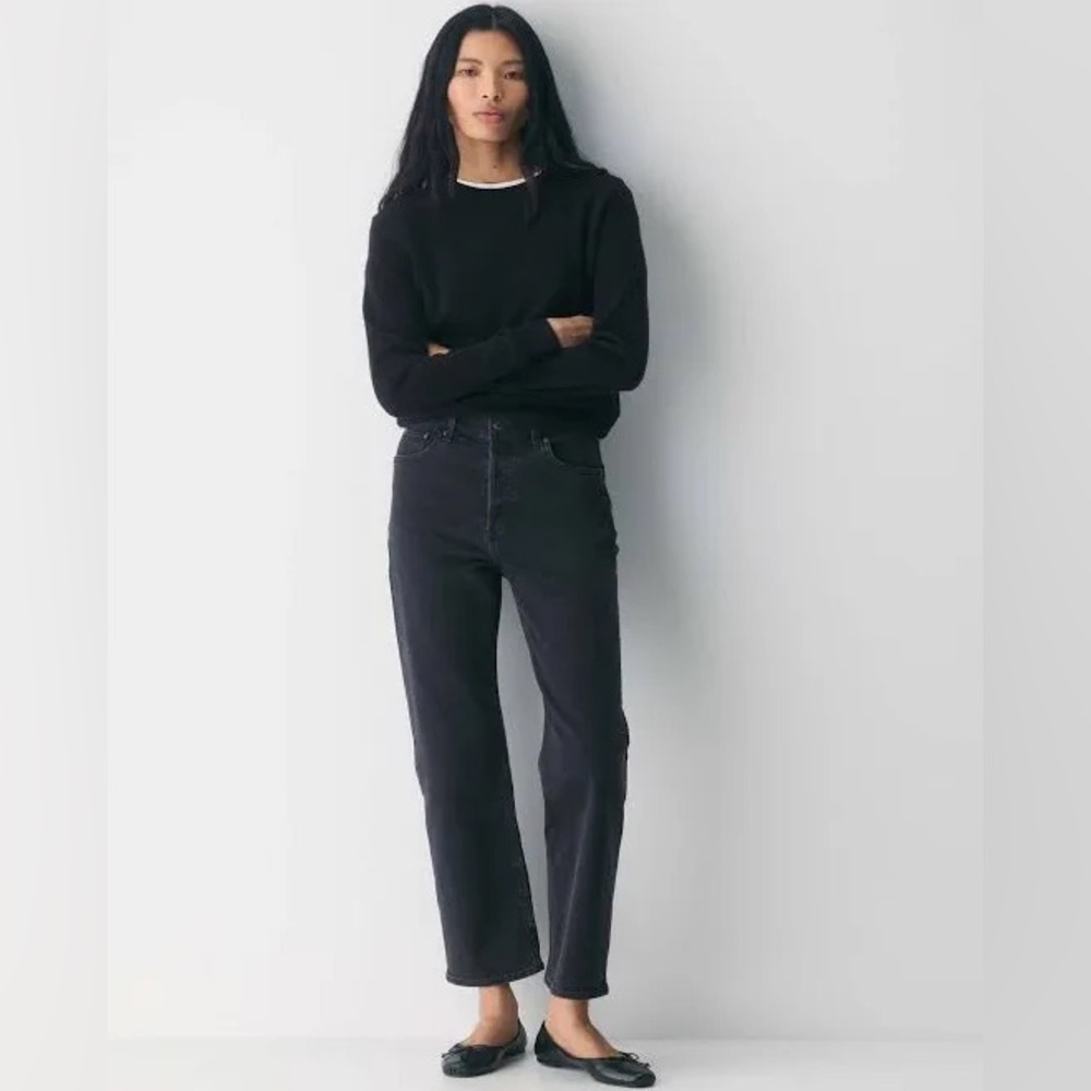 Denim Forum | Women’s Black Straight Leg Jeans